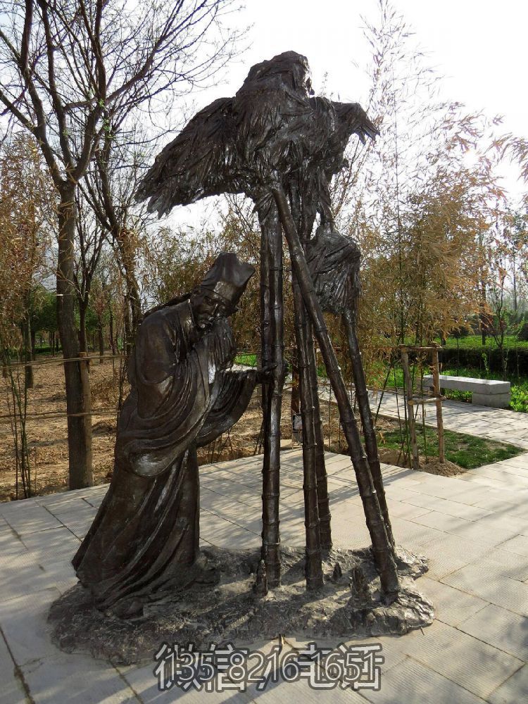 哭竹生笋二十四孝铸铜情景人物博鱼网页版