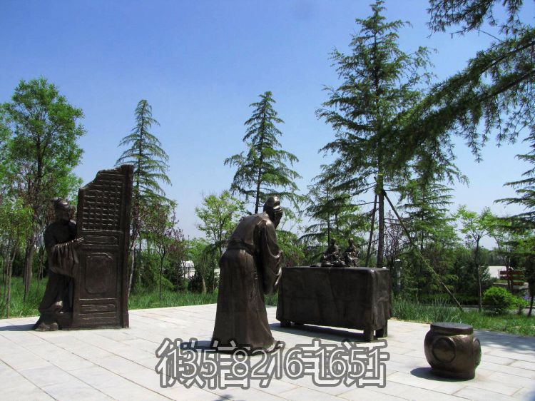 刻木事亲二十四孝铸铜情景人物博鱼网页版