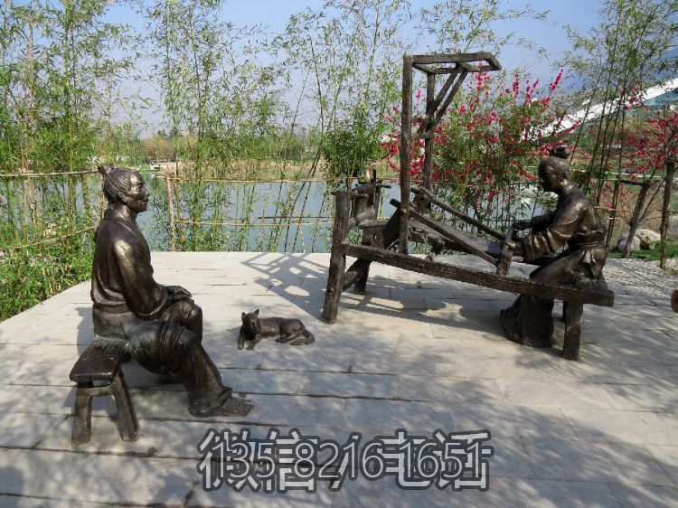 卖身葬父二十四孝铸铜情景人物博鱼网页版