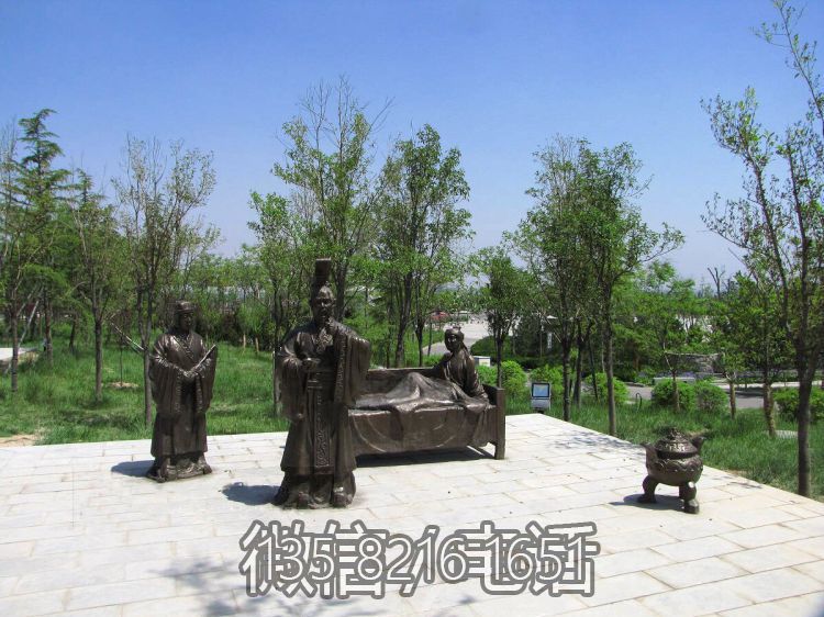 亲尝汤药二十四孝铸铜情景人物博鱼网页版