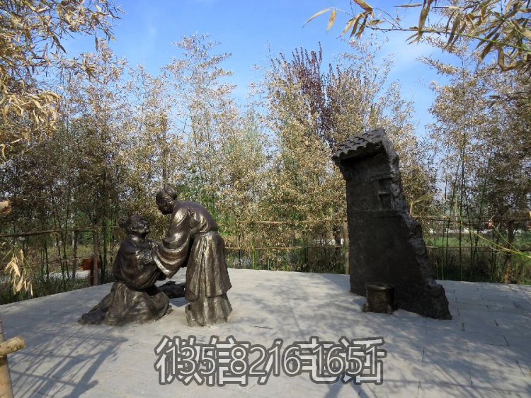 弃官寻母二十四孝铸铜情景人物博鱼网页版