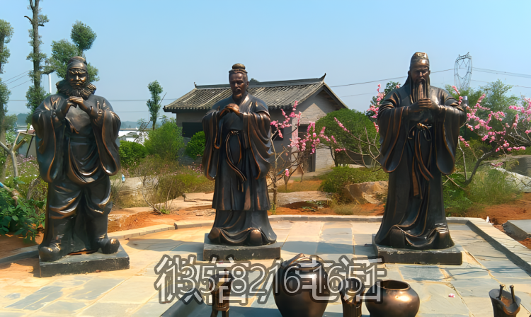 桃园三结义铸铜人物博鱼网页版