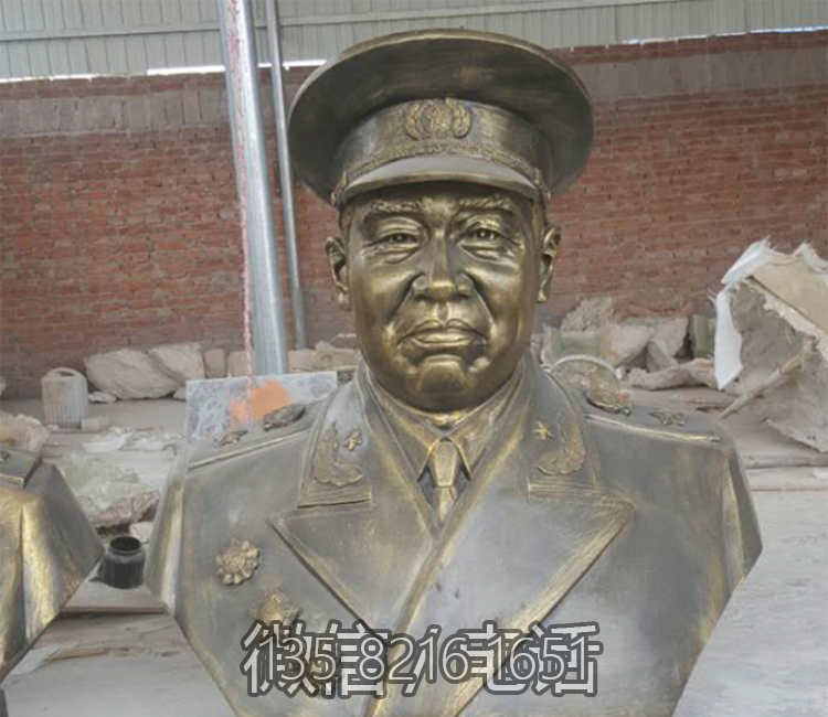 铜雕半身像名人景观十大元帅朱德博鱼网页版