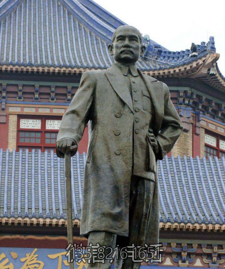 景点玻璃钢仿铜近现代伟人孙中山博鱼网页版
