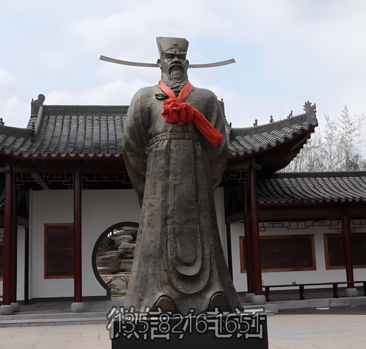 景区古镇名人景观玻璃钢仿铜包拯博鱼网页版