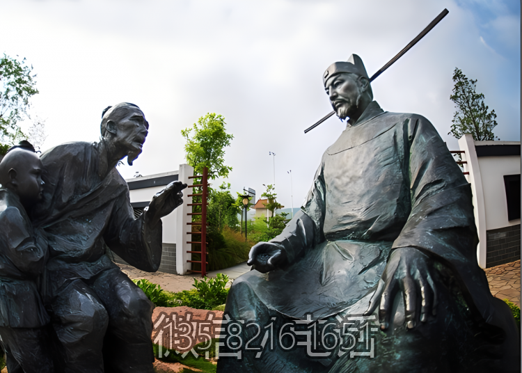 园林户外玻璃钢仿铜名人伟人包拯博鱼网页版