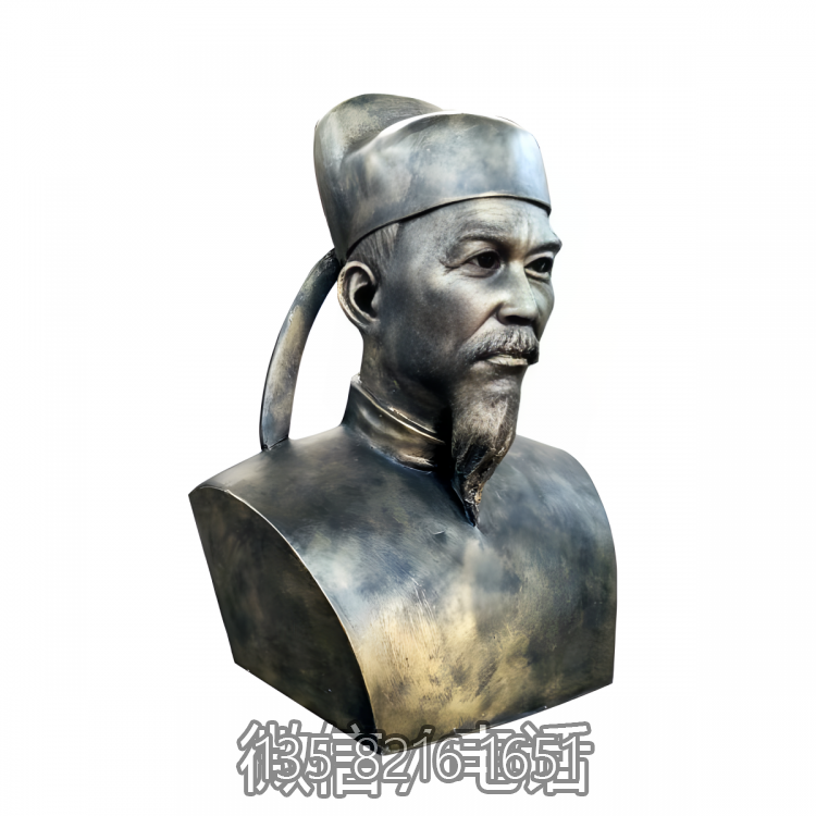 玻璃钢仿铜半身像名人伟人景观活字印刷术发明者毕昇博鱼网页版