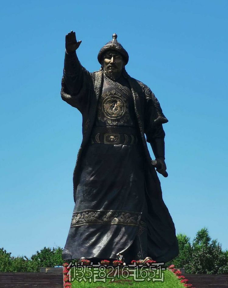 玻璃钢历史名人蒙古可汗成吉思汗博鱼网页版