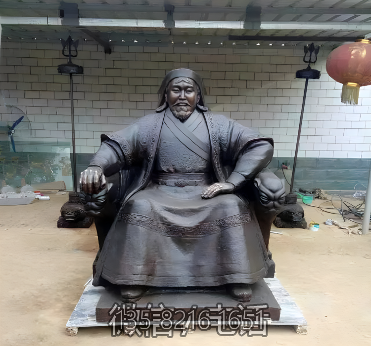 景区名人景观摆件内蒙古成吉思汗博鱼网页版
