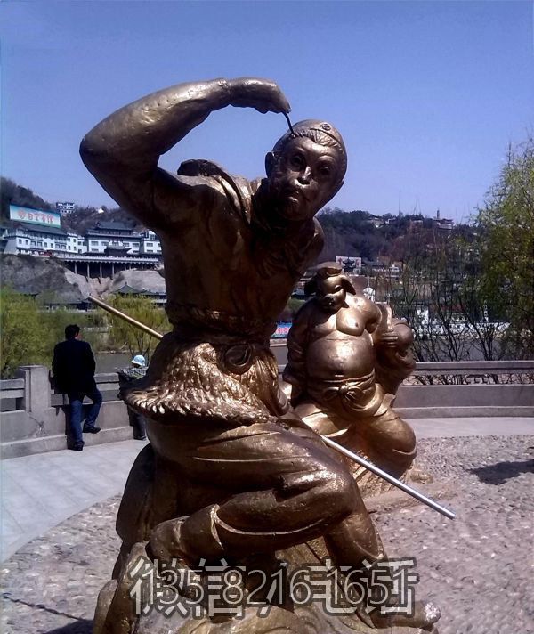 广场公园神话人物美猴王孙悟空玻璃钢仿铜博鱼网页版