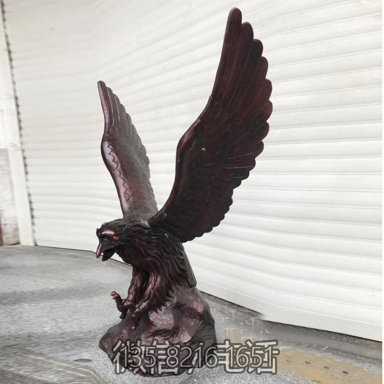 纯铜铸造老鹰博鱼网页版摆件