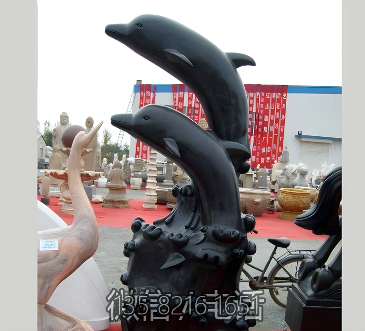 玻璃钢仿铜海洋动物装饰景观海豚博鱼网页版 玻璃钢仿铜海洋动物装饰景观海豚博鱼网页版