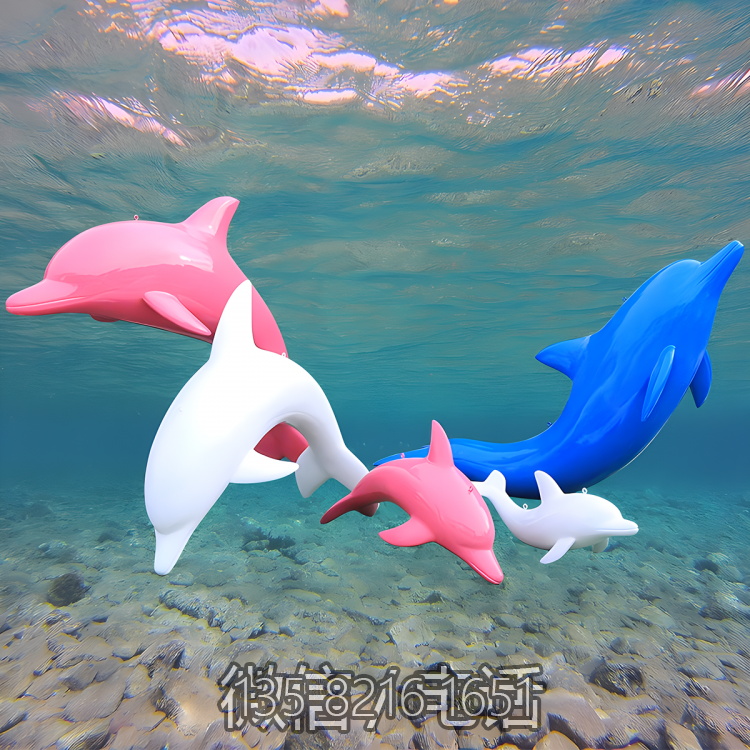 创意水景玻璃钢海洋动物海豚博鱼网页版 创意水景玻璃钢海洋动物海豚博鱼网页版