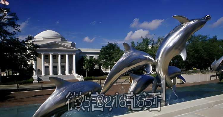 户外广场水景装饰摆件不锈钢镜面海豚博鱼网页版 户外广场水景装饰摆件不锈钢镜面海豚博鱼网页版