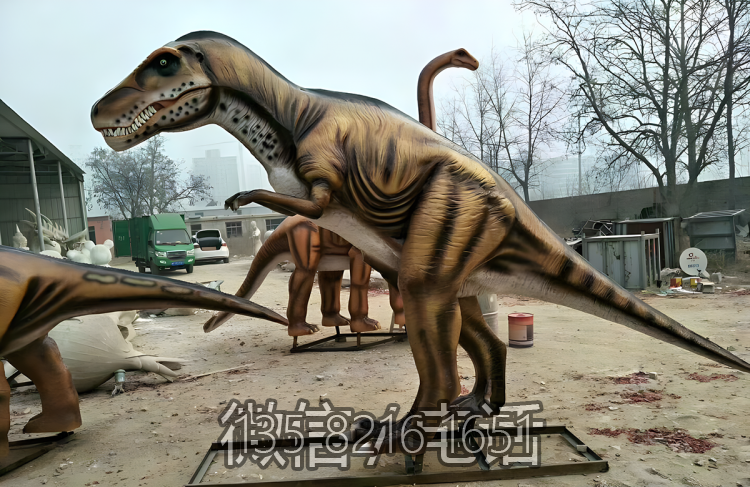 园林户外景观动物摆件玻璃钢仿真大型侏罗纪主题恐龙博鱼网页版