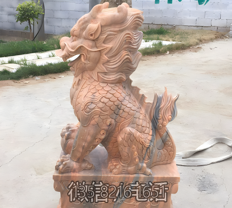 庭院户外黄蜡石石雕麒麟博鱼网页版