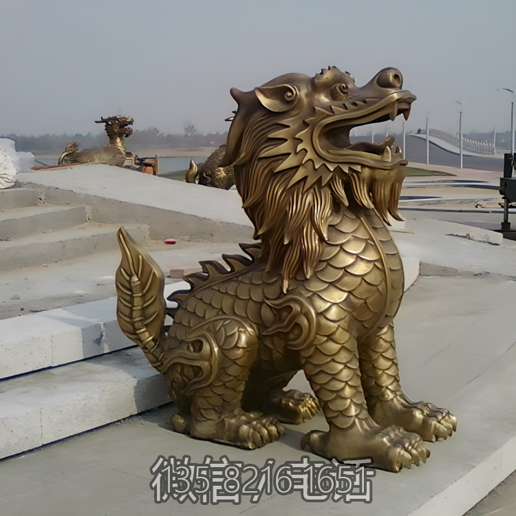 户外广场铜雕仿古神兽麒麟博鱼网页版
