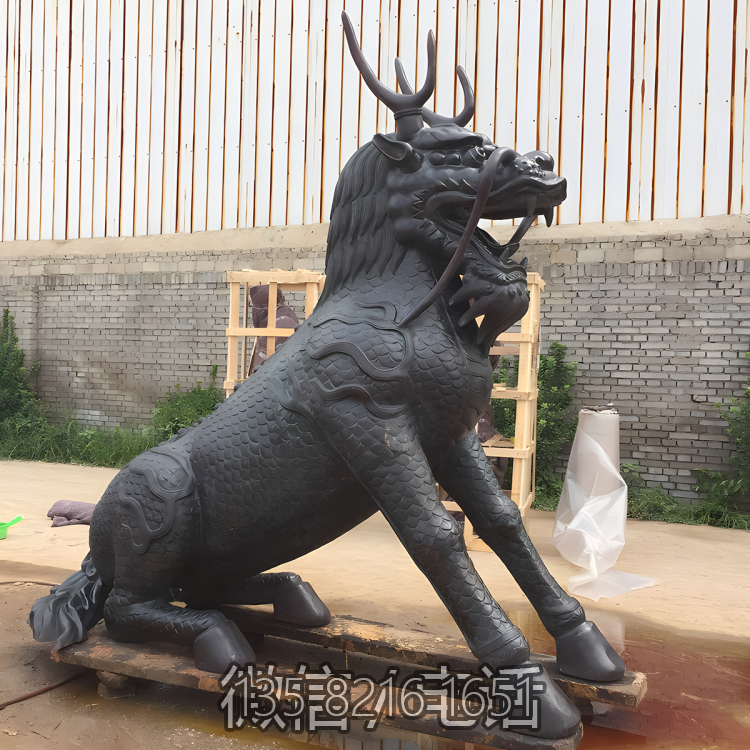 景区大型景观铜雕动物神兽麒麟博鱼网页版