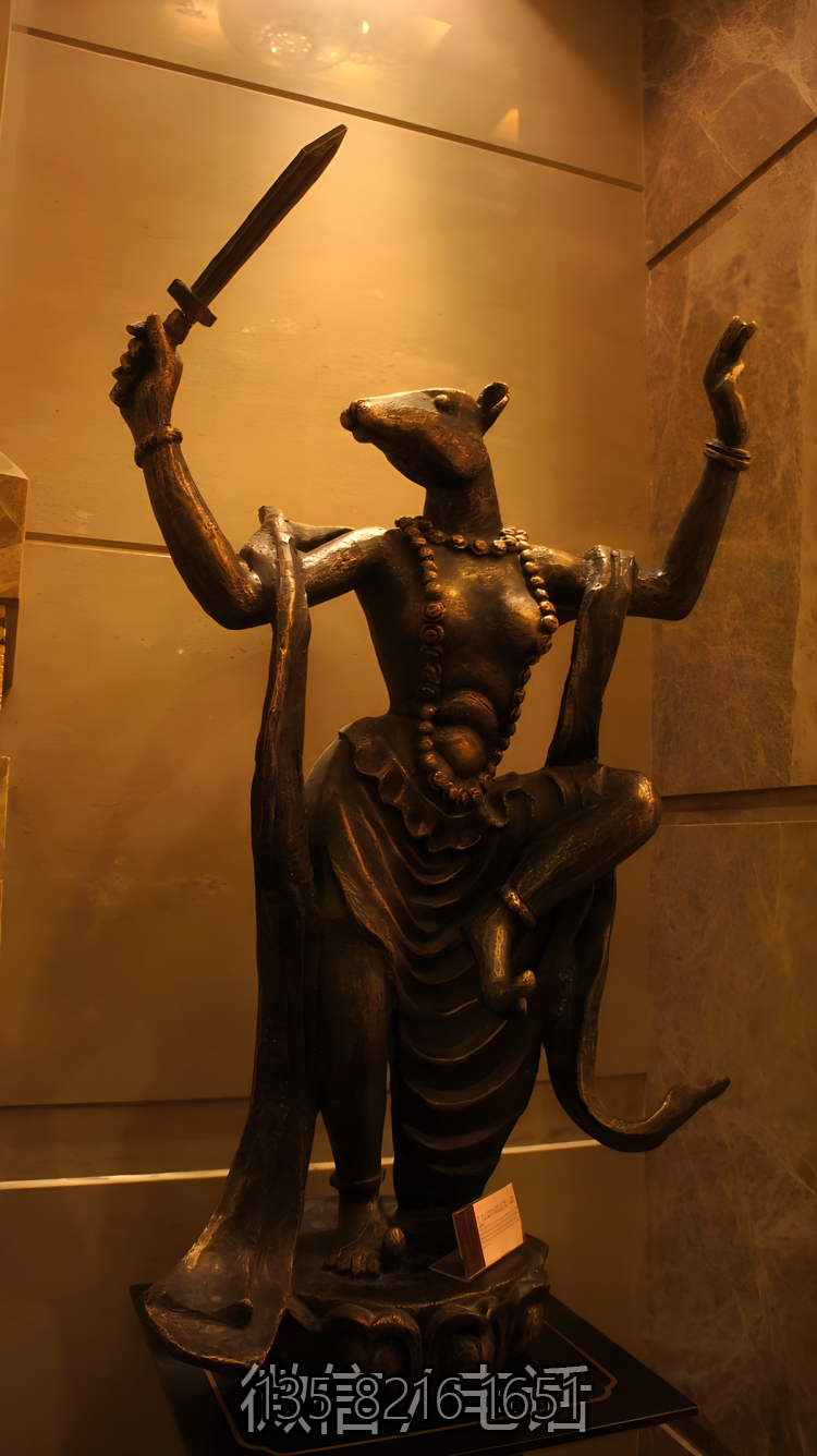 藏族十二生肖动物铜雕