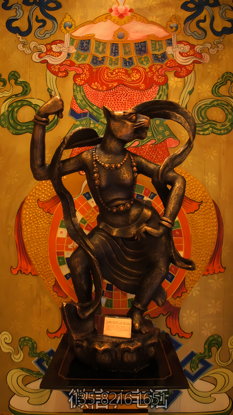 藏族十二生肖动物铜雕