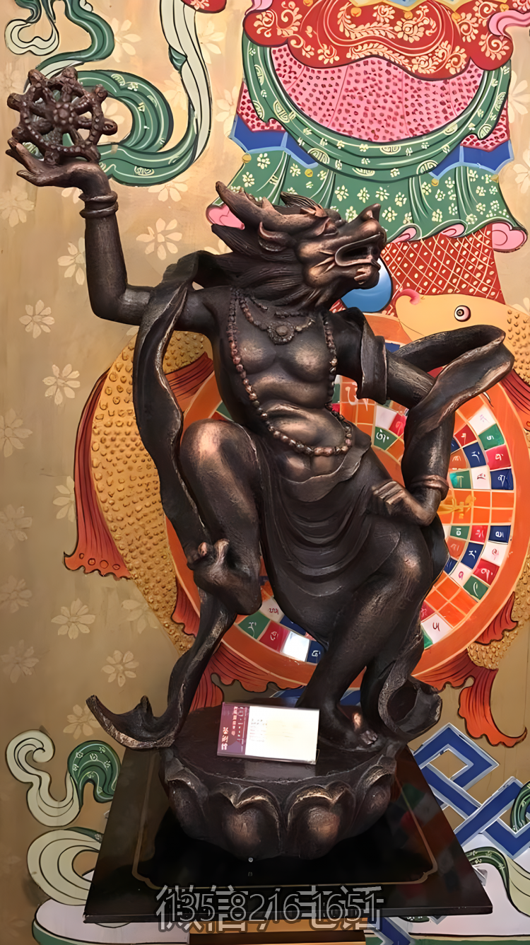 藏族十二生肖动物铜雕