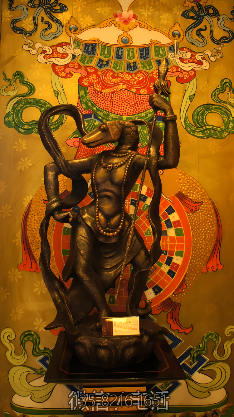 藏族十二生肖动物铜雕