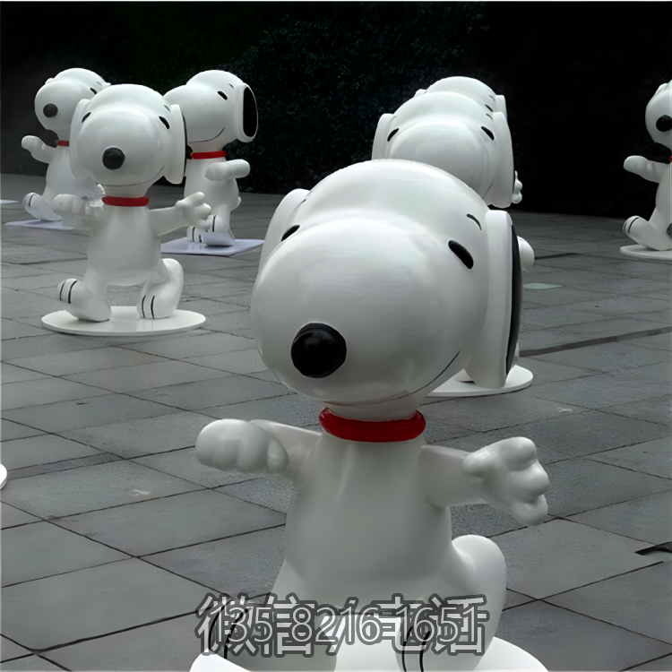 花园户外景观玻璃钢卡通动物摆件Snoopy博鱼网页版