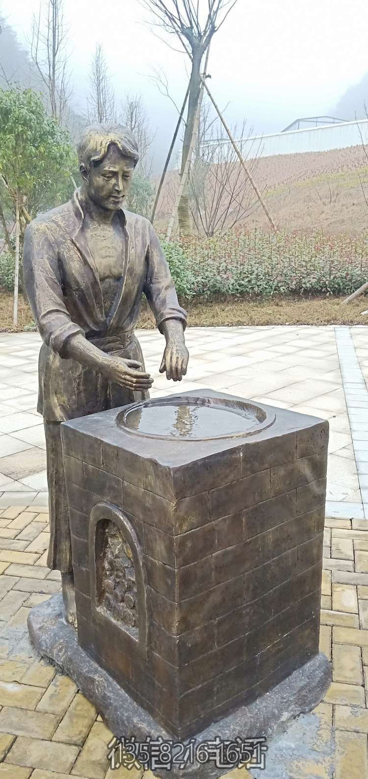 茶文化炒青的玻璃钢人物博鱼网页版