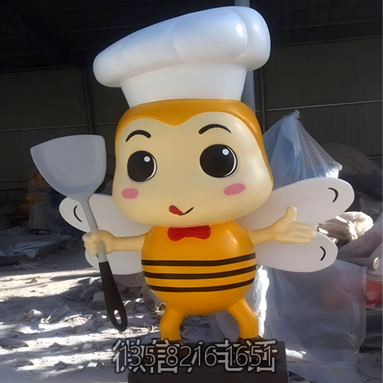 创意玻璃钢卡通蜜蜂厨师博鱼网页版