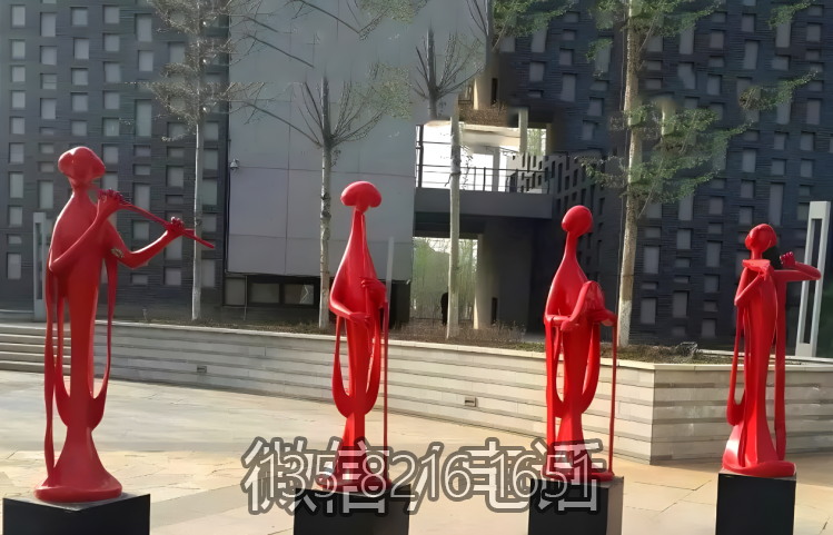 广场景观不锈钢乐器古代人物博鱼网页版