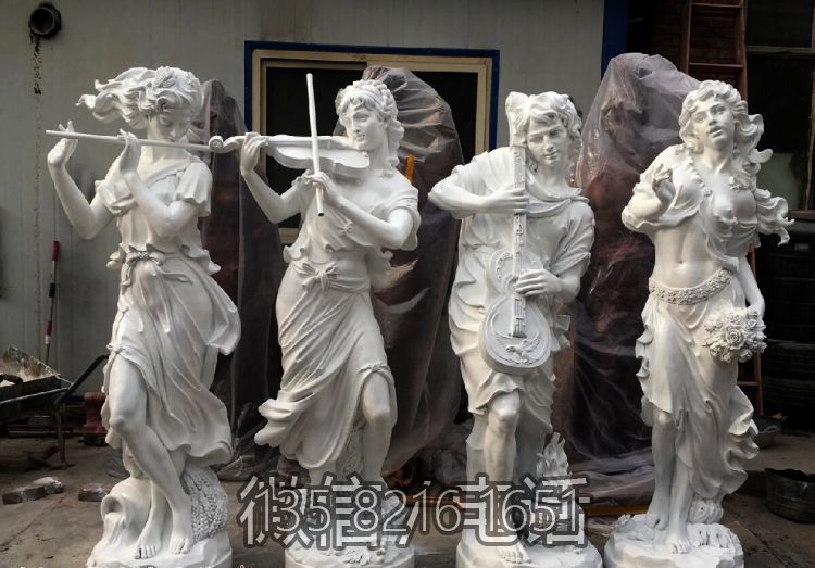 汉白玉吹拉弹唱人物博鱼网页版