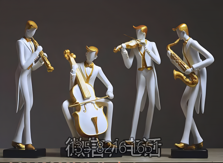 商场大厅玻璃钢音乐人物博鱼网页版