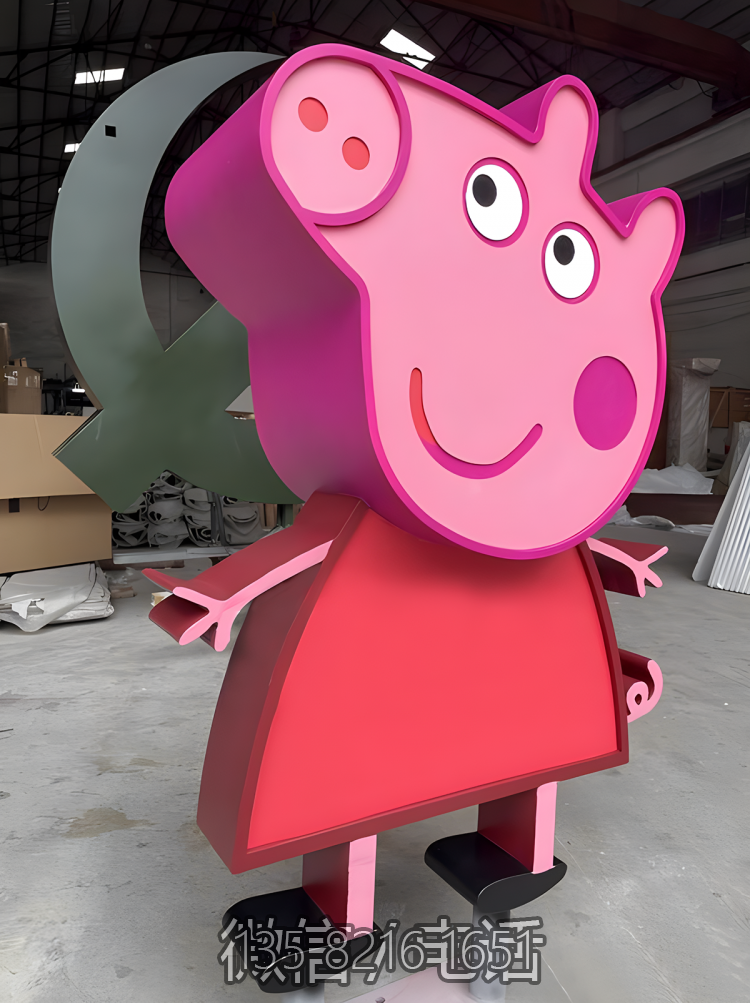 不锈钢定制动物摆件动画片小猪佩奇博鱼网页版