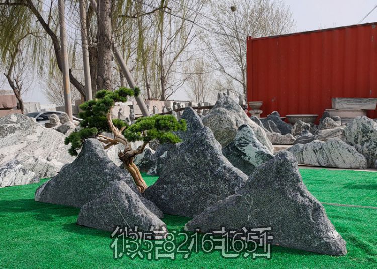 庭院别墅雪浪石装饰摆件