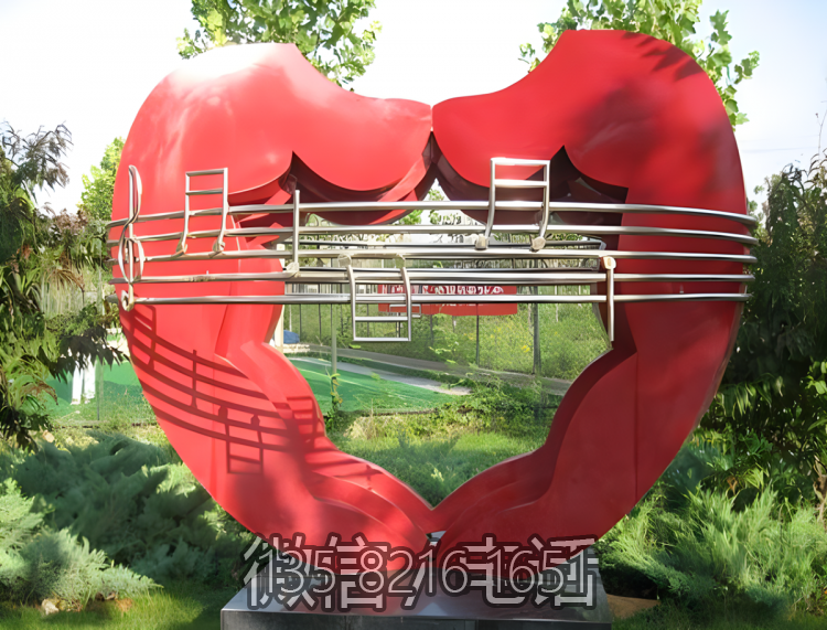 不锈钢音乐爱心景观博鱼网页版