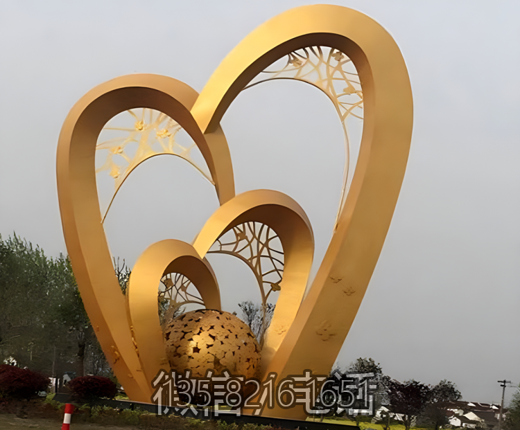 抽象不锈钢景观博鱼网页版