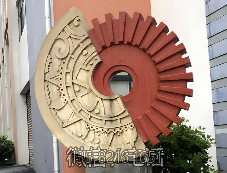 抽象不锈钢齿轮造型景观博鱼网页版