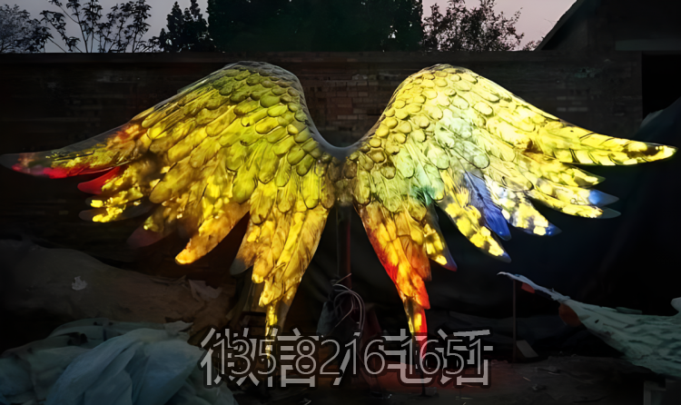 玻璃钢发光翅膀博鱼网页版
