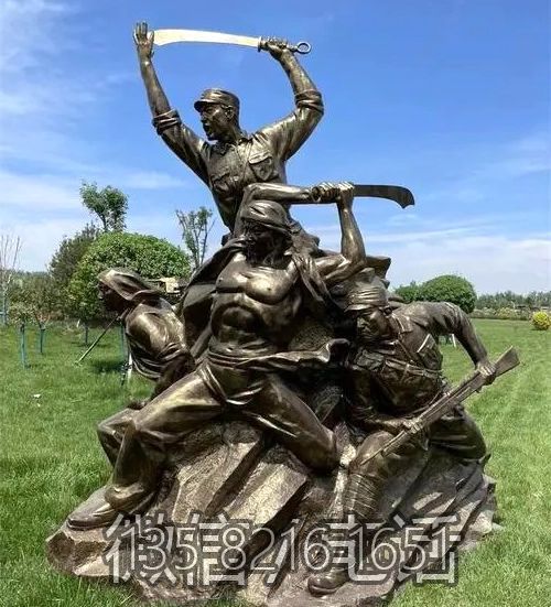 玻璃钢仿铜打仗人物博鱼网页版