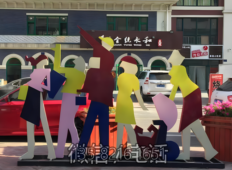 不锈钢剪影购物主题人物博鱼网页版