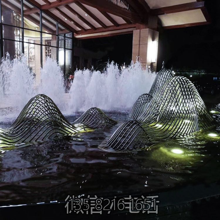 假山博鱼网页版-饭店不锈钢铁艺水景镂空假山博鱼网页版 假山博鱼网页版-饭店不锈钢铁艺水景镂空假山博鱼网页版