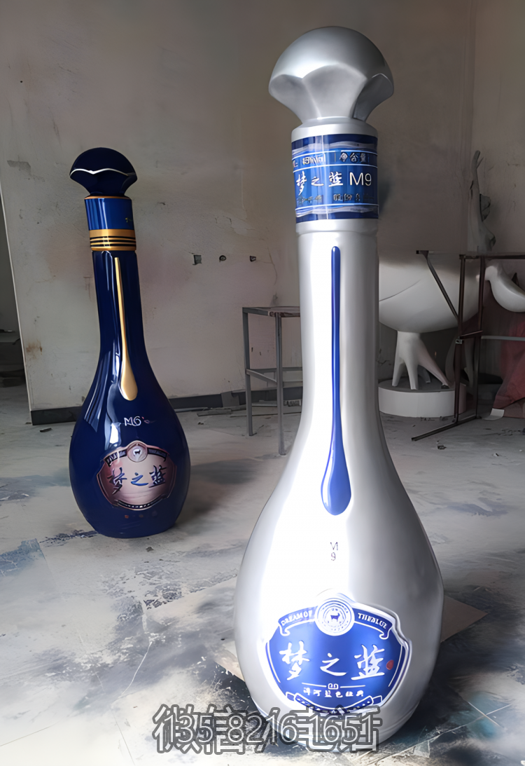 玻璃钢仿真酒瓶博鱼网页版摆件