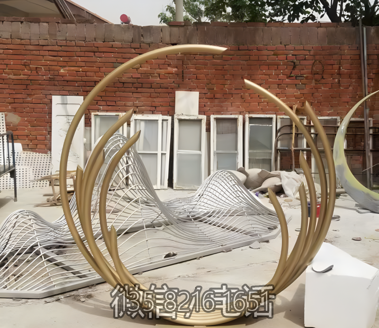 圆环博鱼网页版-景区创意不锈钢抽象户外园林景观摆件圆环博鱼网页版 圆环博鱼网页版-景区创意不锈钢抽象户外园林景观摆件圆环博鱼网页版