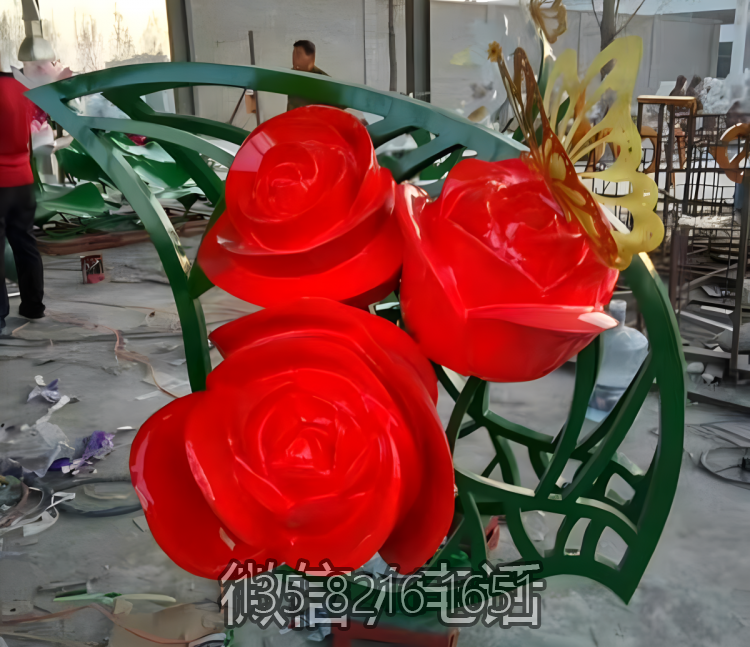 不锈钢玫瑰花花朵博鱼网页版