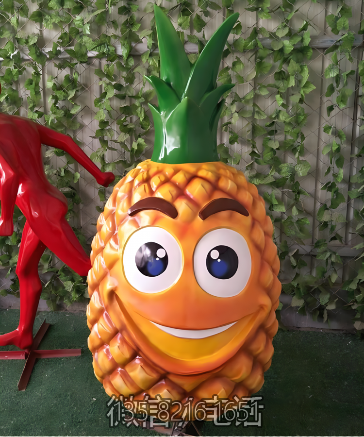 玻璃钢卡通造型菠萝博鱼网页版摆件