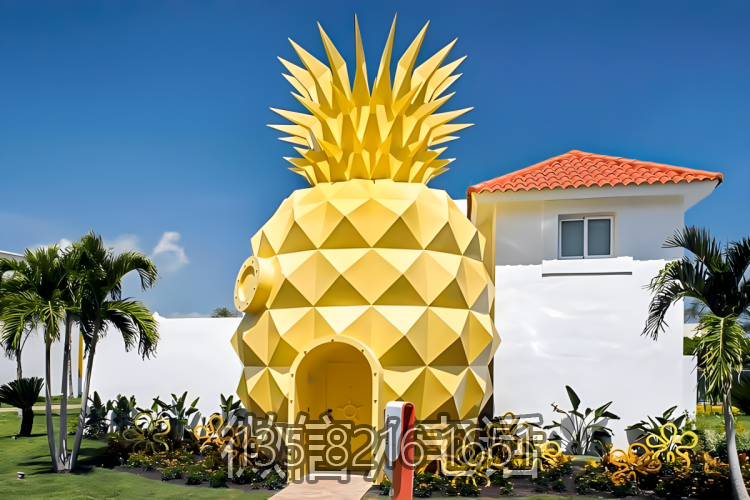 菠萝造型大门门头