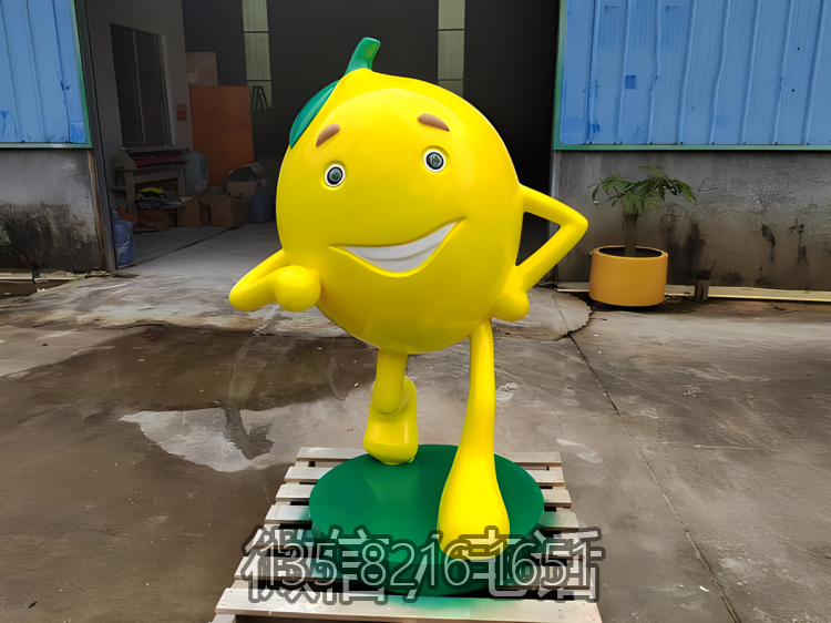 卡通柠檬公仔