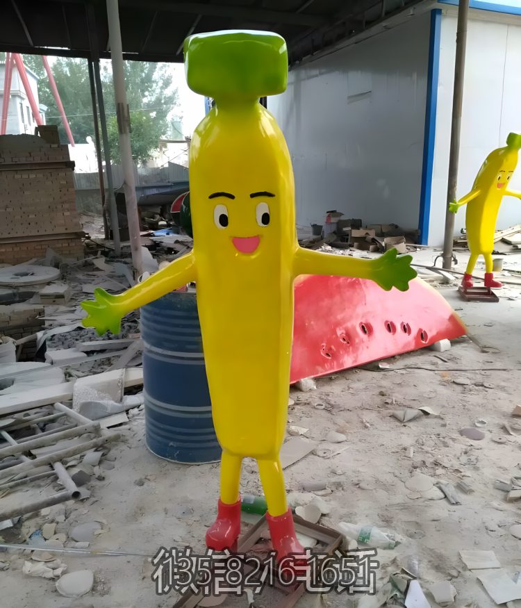 卡通造型玻璃钢香蕉博鱼网页版