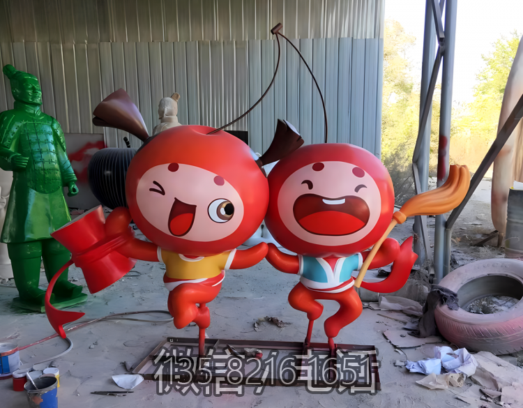 玻璃钢樱桃卡通水果博鱼网页版公仔 (1) 玻璃钢樱桃卡通水果博鱼网页版公仔 (1)