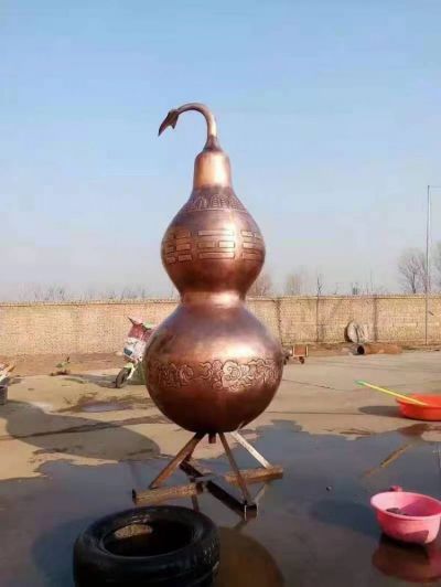 锻铜浮雕葫芦景观博鱼网页版